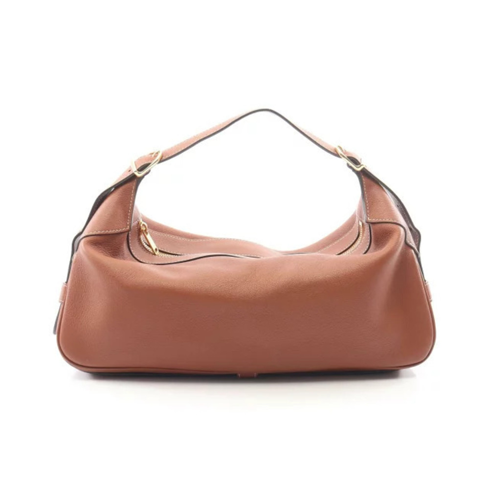 Celine Romy Handbag Leather Brown